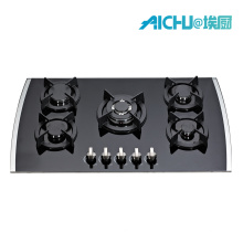 8MMTempered Glass Hob Gas Cooker